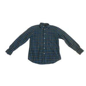 Old Navy Vintage Flannel Mens Shirt Medium Striped Multicolored